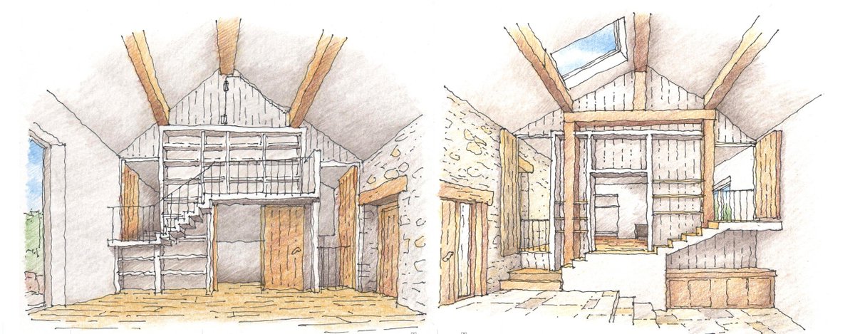 Re_Format's tweet image. Detailed planning permission has been granted for the transformation of a traditional stone and cob Devon barn into a stunning country home. 
#devonbarn #architecture #architect #planningpermission #planning