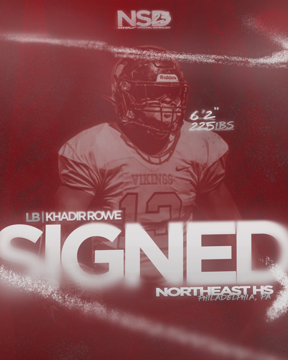 It’s official ✍️

A defensive dog is coming to IUP from Northeast High School in Philadelphia. 

Welcome to IUP, Khadir Rowe!

#ALLIN23 | #TalonsUp