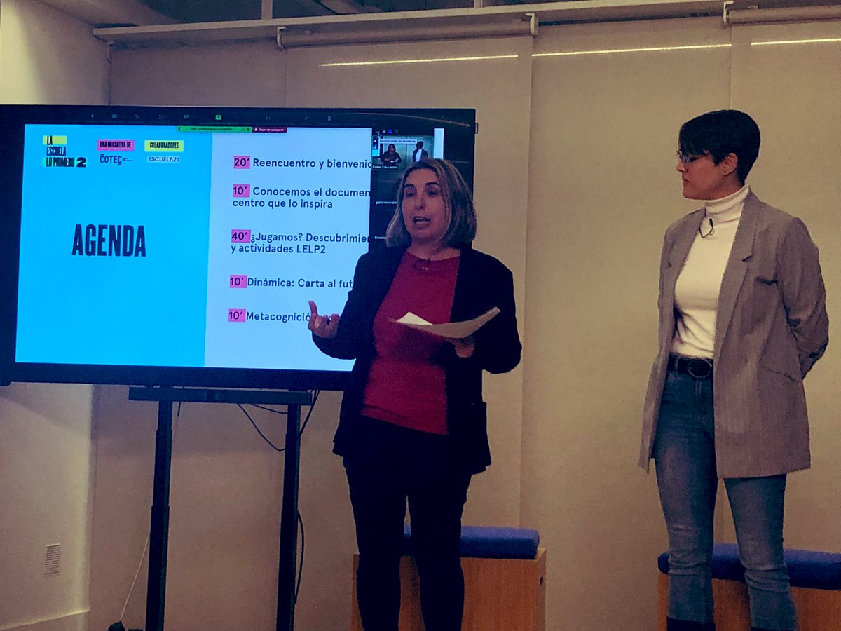 iandradega's tweet photo. Comienza nueva etapa de la comunidad #LaEscuelaloPrimero, una aventura educativa que arrancó durante la pandemia, y hoy es un documental emocionante y un espacio para el encuentro y la participación docente.
@Cotec_Innova @escuela21org @CPRamiroSolans @azuvazgut
#LELP https://t.co/LJhcRTTQvE