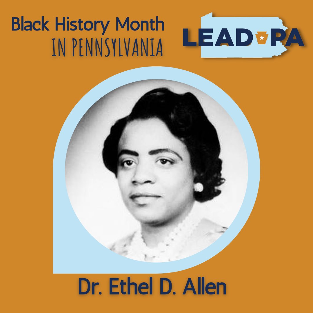 Senator Hughes on Twitter "RT lead_pa Dr. Ethel Allen tried for 7