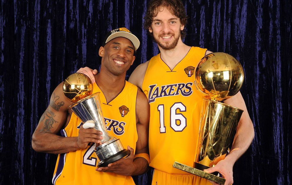 Dom__'s tweet photo. And we immediately went to the finals for 3 straight years and won 2 of them! #LakerChamp #ThanksPau ๐๐ https://t.co/92tgEJz39u