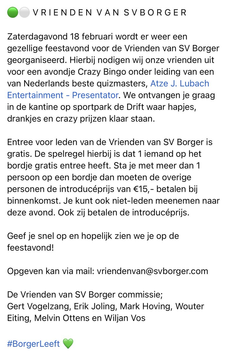 SV Borger tweet media