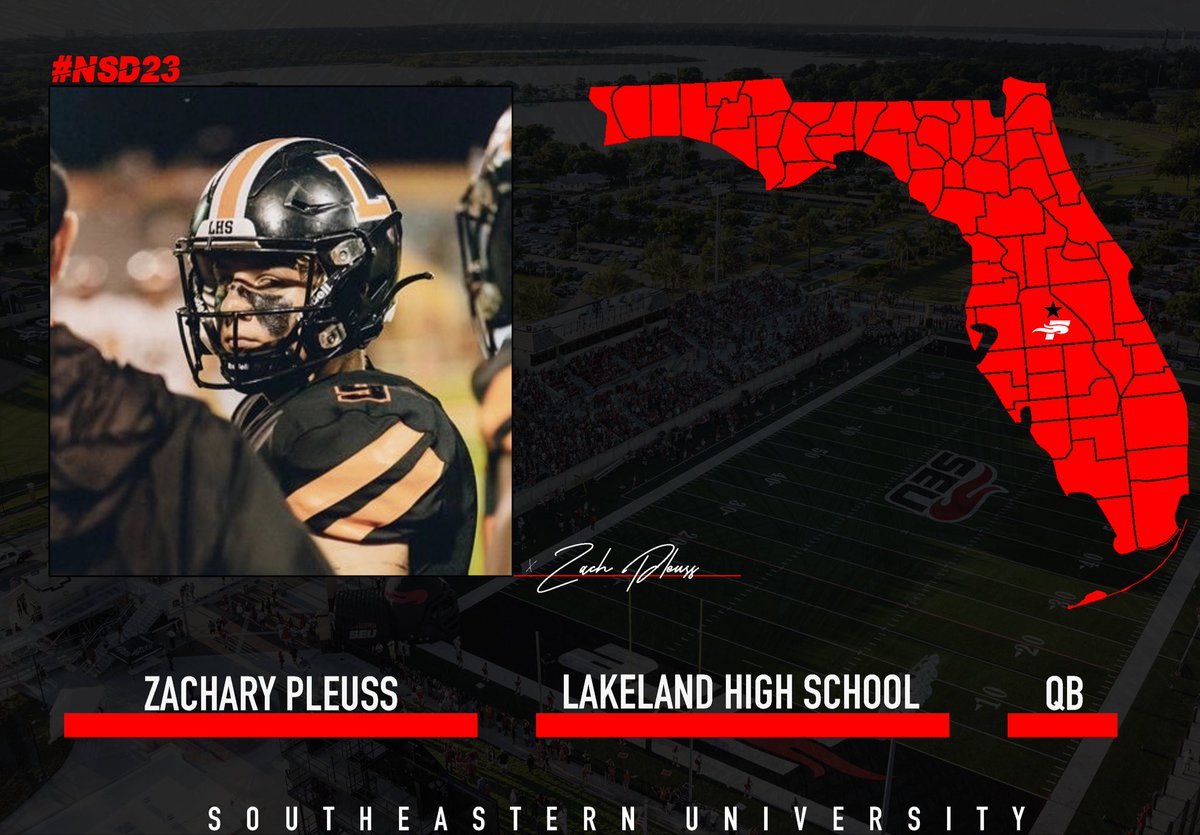 THE HOMETOWN CHAMP IS STAYING HOME 💍 #KeepingPolkInPolk

<a href="/ZacharyPleuss/">ZP</a>
Lakeland High School
Quarterback

#SIGNED #NSD23 #FireNation 🔥