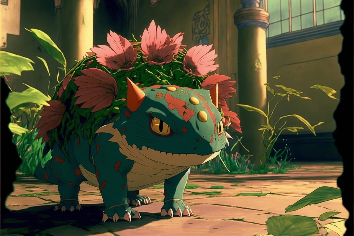 JVCom's tweet photo. Une IA a imaginé Pokémon dans l'univers des films Ghibli !

(via @AnimeoNews) https://t.co/o1F6HULjsz