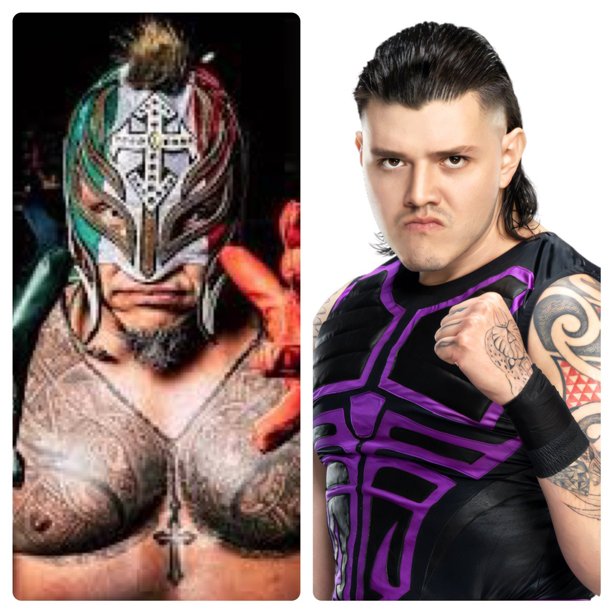 k_rynard's tweet photo. Is the @WWE setting up @reymysterio retirement match vs. his son Dom Mysterio at Wrestlemania? #WWE #WWENXT https://t.co/afzrQeEW7j