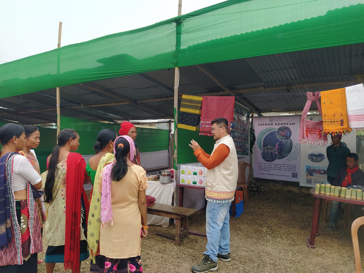 PIRBI2's tweet photo. It is Happy Karbi New Year today - 1.02.23 &amp; we are here at Chondrosing Rongpi field to celebrate the day with the communities, and to showcase our community products that Pirbi - a community owned enterprise further links to the market. Sharing a  few glimpses from the day. https://t.co/3aNnMfqtNn