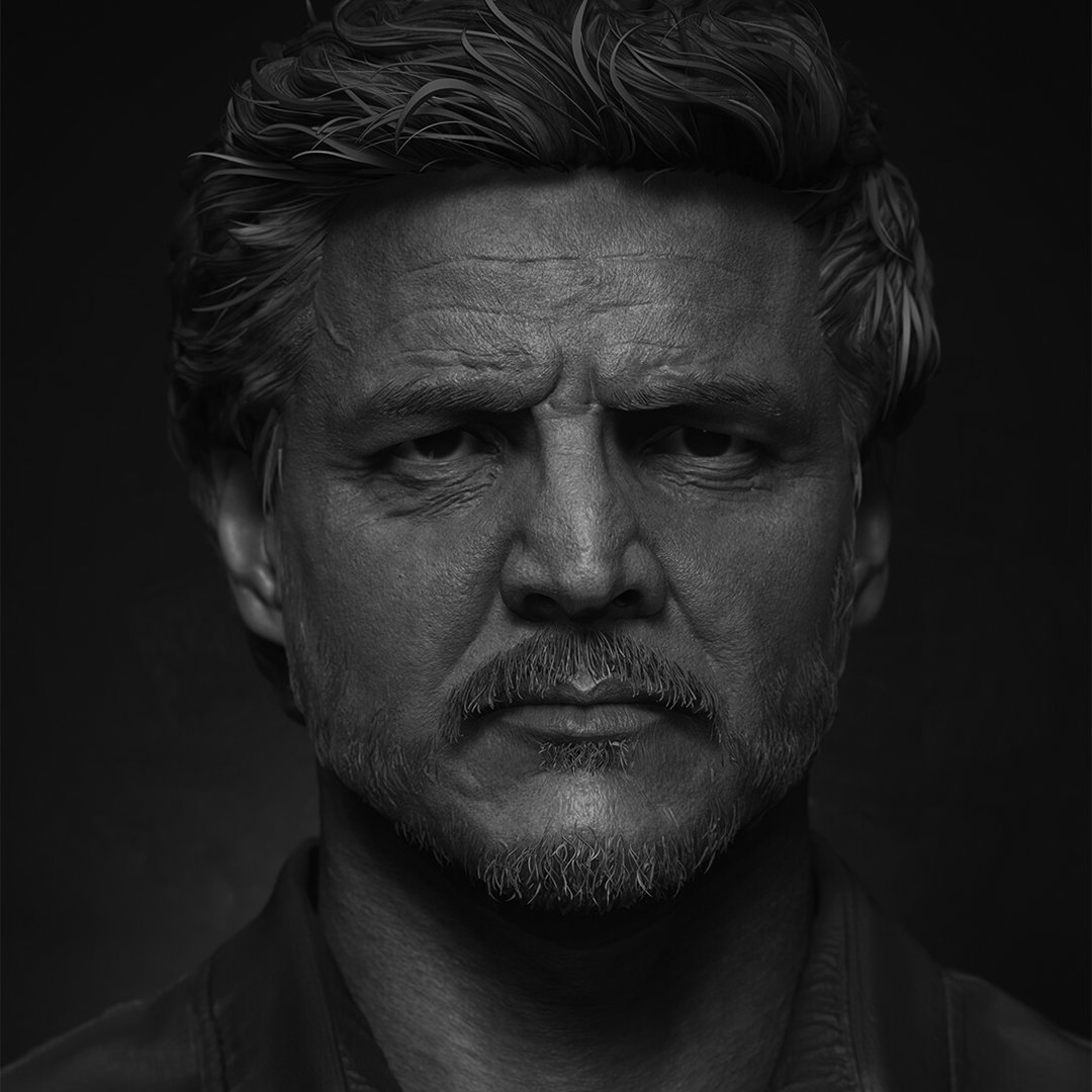 maxonzbrush's tweet photo. Pedro Pascal as Joel from #TheLastOfUs - Absolutely superb sculpting by Vital Kerketta on this fan art for the #HBO Series! 
•
•
•
•
•
#ZBrush #MadeInZBrush #TLOU #3D #3DArt #DigitalArt #3DModeling #ZBrushSculpt #DigitalSculpting #3DSculpting #Sculpting #CG #CGI #CGArt https://t.co/XHiEoOeeT2