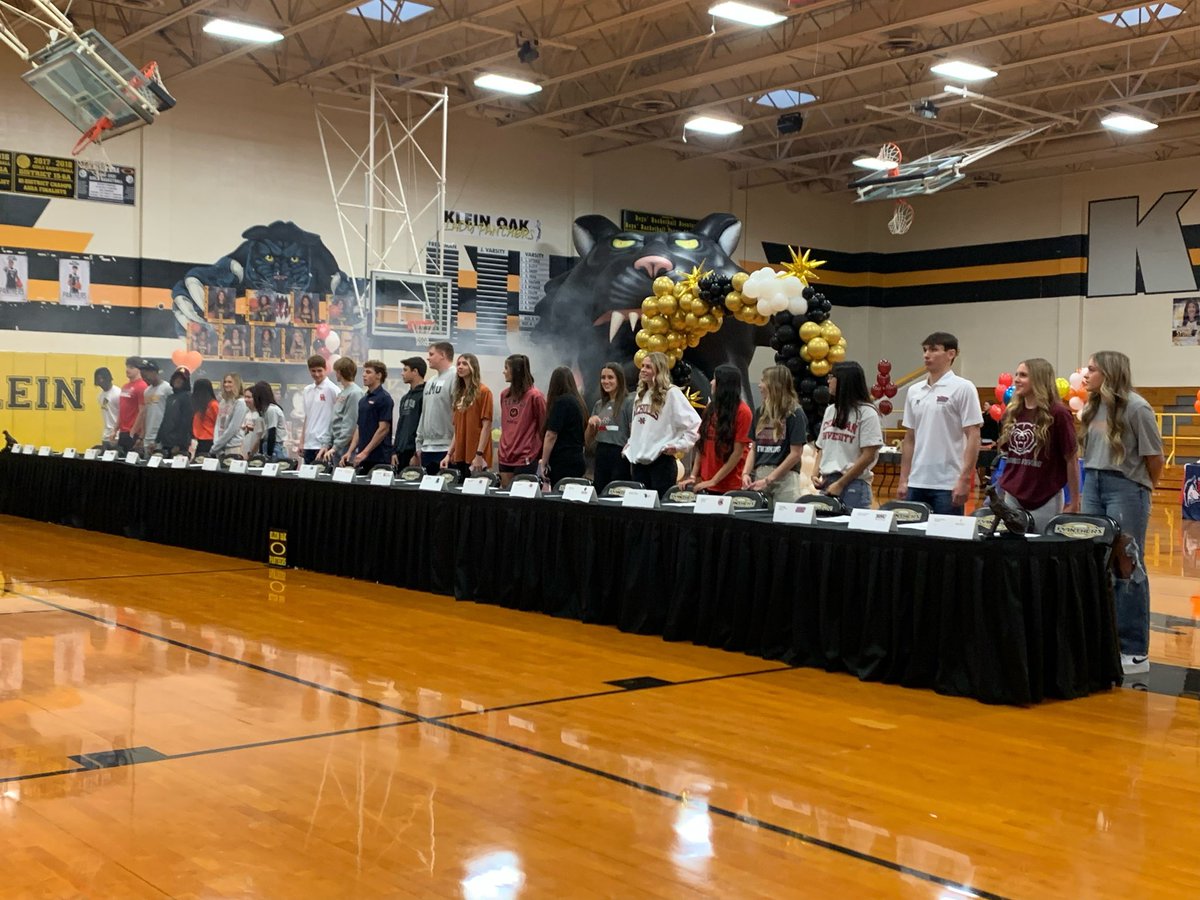 KOHS Counselors (@kohscounselors) on Twitter photo Congratulations to our <a href="/KleinOak/">Klein Oak HS</a> student athletes who committed to their colleges today! <a href="/KleinISDAth/">Klein ISD Athletics</a> <a href="/KleinISD/">Klein ISD</a> <a href="/thomashensley/">Thomas Hensley</a> <a href="/KOHS_CCC/">KOHS College & Career</a> <a href="/Coach_BCarp/">T. Brandon Carpenter</a> Congratulations to our <a href="/KleinOak/">Klein Oak HS</a> student athletes who committed to their colleges today! <a href="/KleinISDAth/">Klein ISD Athletics</a> <a href="/KleinISD/">Klein ISD</a> <a href="/thomashensley/">Thomas Hensley</a> <a href="/KOHS_CCC/">KOHS College & Career</a> <a href="/Coach_BCarp/">T. Brandon Carpenter</a>