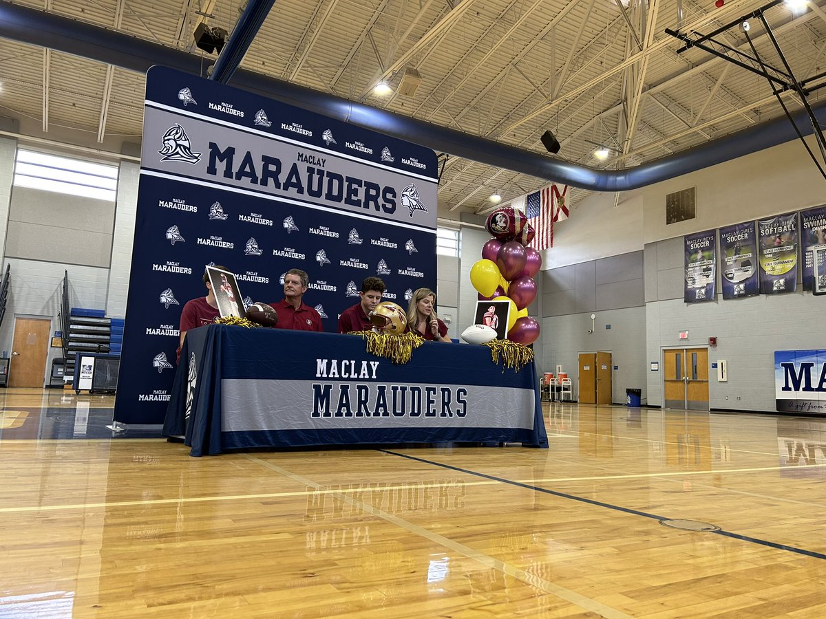 Huge day for @maclayathletics @Michael24Grant, who’s headed to Florida State. Michael, a QB, had a few options, but when the chance to be a PWO at FSU came about, it was an opportunity he couldn’t turn down. More with the future Nole tonight at 5 on @abc27!