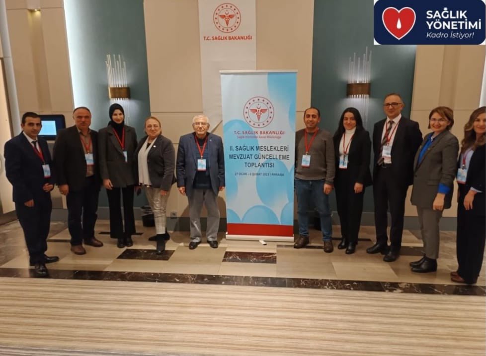 Sağlık Bakanlığı, II.Sağlık Meslekler Mevzuat Güncelleme Toplantısının son gününde sağlık meslekleri görev tanımlaması ve mevzuat çalışmaları çalıştayında ilgili taraflarla bölümümüzün değerli akademisyenleri ve Sağlık Yönetimi Platformu yöneticilerimizin++