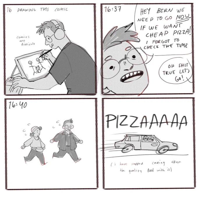 #HourlyComicDay2023  i no longer care 