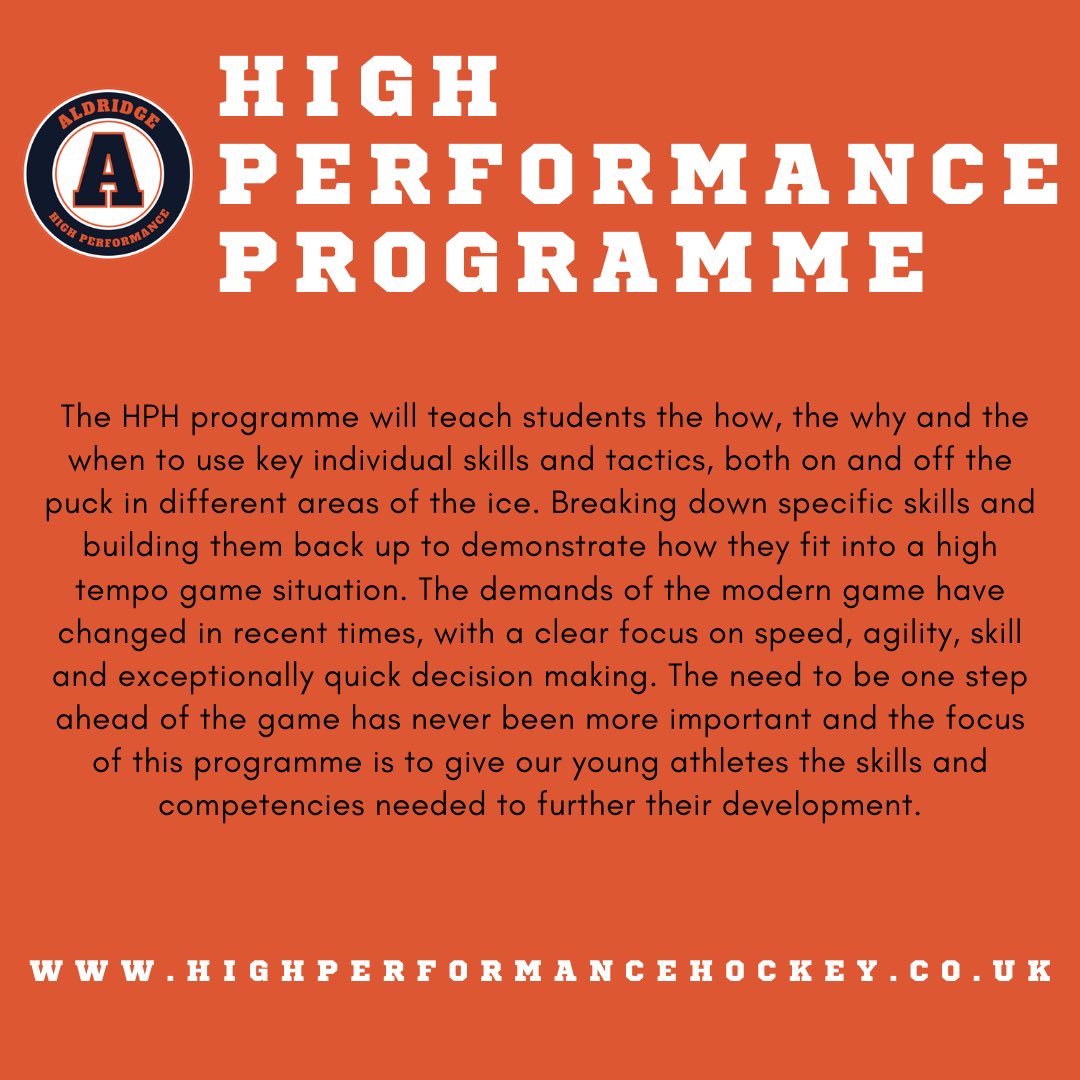 ALDRIDGE HIGH PERFORMANCE HOCKEY tweet media