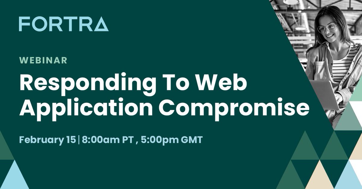 alertlogic's tweet image. Web apps drive digital transformation, employee productivity, and consumer interactions. Avoiding compromise entirely is unrealistic -preparation is key to successful response. Check out our Feb. 15 webinar, Responding to Web Application Compromise.
hubs.la/Q01zW7mR0