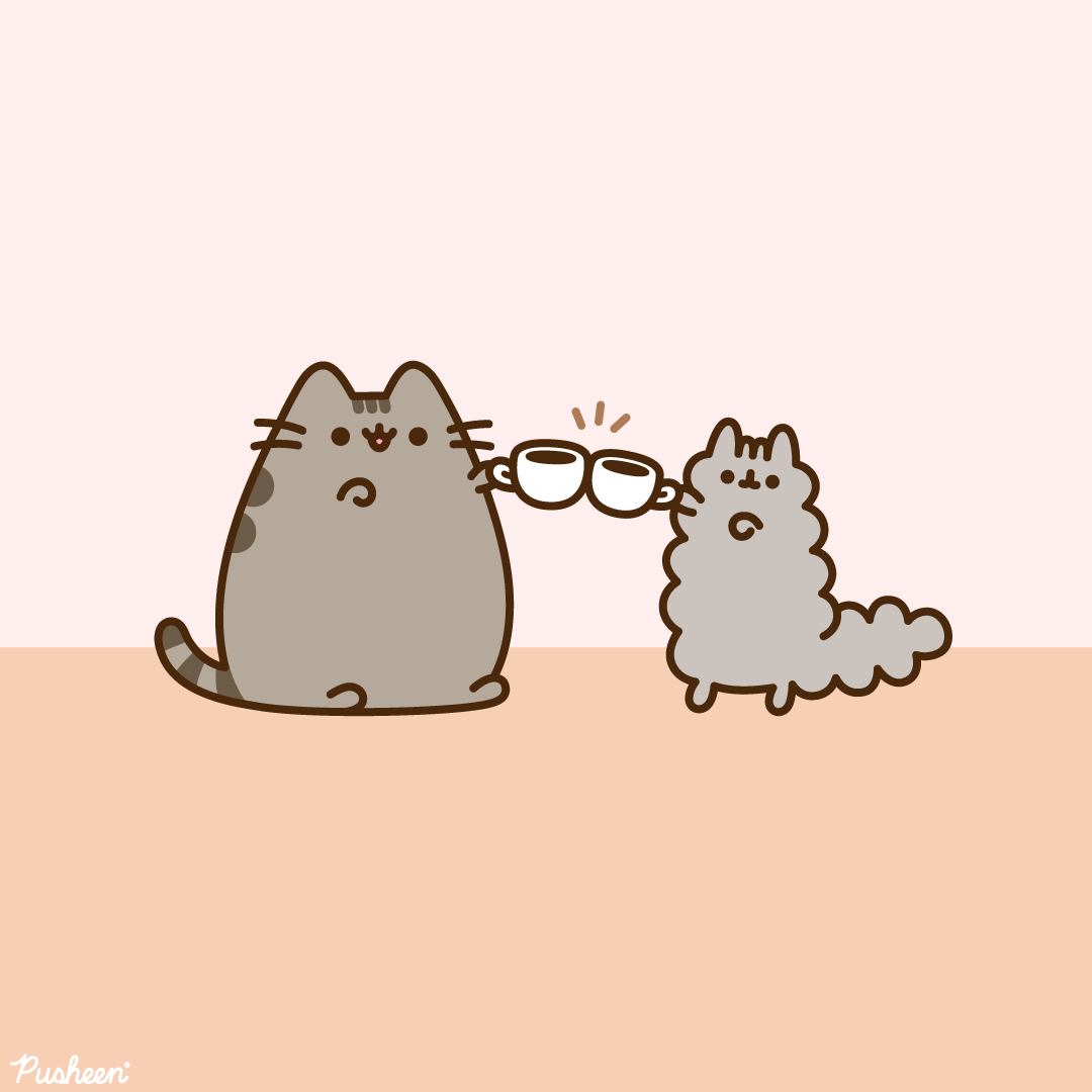 Pusheen's tweet photo. ☕ https://t.co/q9kbKgoWwn