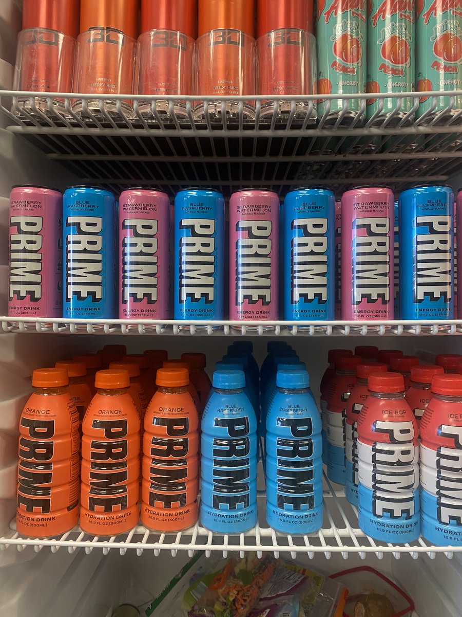 Max nutrition is now caring PRIME ENERGY DRINKS AND HYDRATION DRINKS STOP IN AND GRAB ONE!!