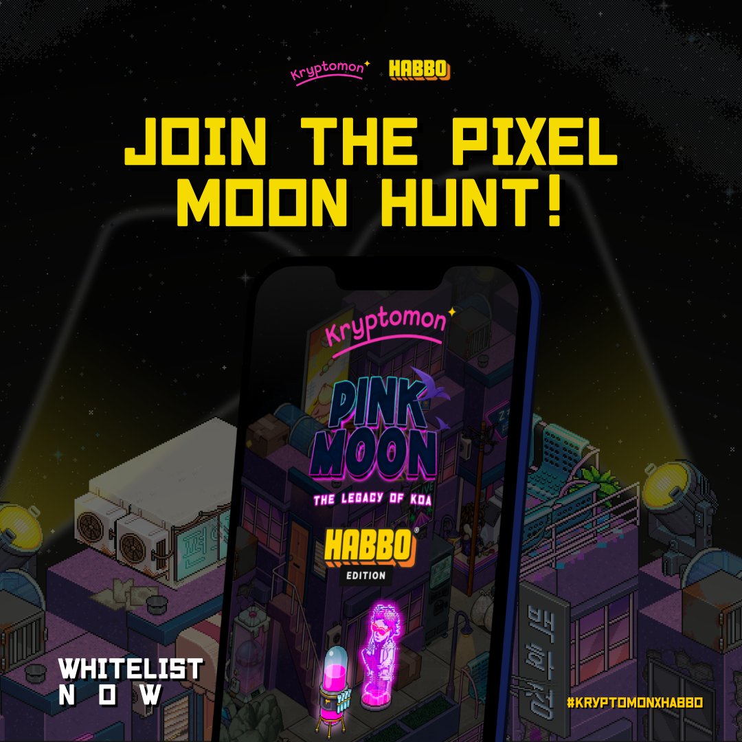 KryptomonTeam's tweet photo. Hunting during the #PinkMoonEvent is better with friends by your side! ππ
Don't miss the chance to get your hands on exclusive, limited-edition Habbo-inspired merchandise and prizes!
Learn more about the eggciting world of Habbo & Kryptomon here:
β¨ https://t.co/2k1kLvqHfg https://t.co/lJIJKZvFDZ