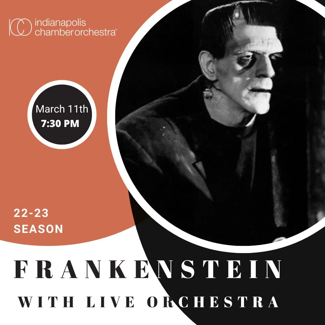 ICO's film series concert is an audience favorite every year! Don't miss Frankenstein with Live Orchestra (Score by Michael Shapiro), March 11th. ICO film concerts tend to sell out, so be sure to secure your seats today.

Tickets Here: buff.ly/3wdvuc3