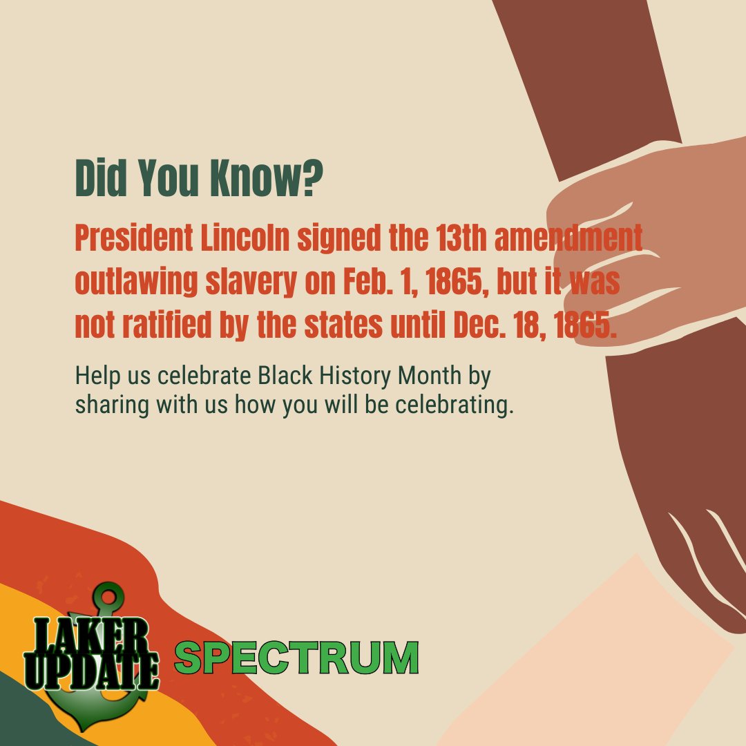 wbspectrum's tweet image. February is Black History Month. Let us know how you will be celebrating! #wbhs #onlywb #lakernation #blackhistory