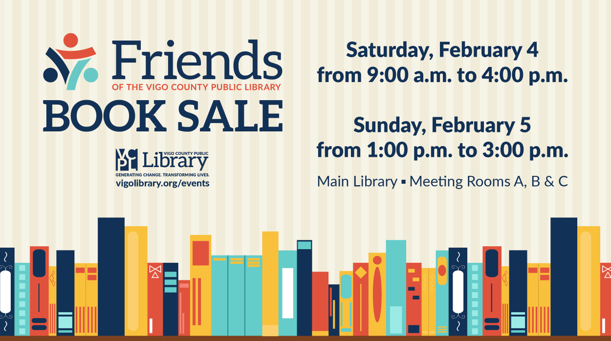 Shop for books, DVDs, CDs, and more at the Friends of the Library Book Sale. Thousands of items will be available at low prices, from current bestsellers to your favorite classics. Proceeds from your purchases will be used to fund Library programs and services you enjoy!