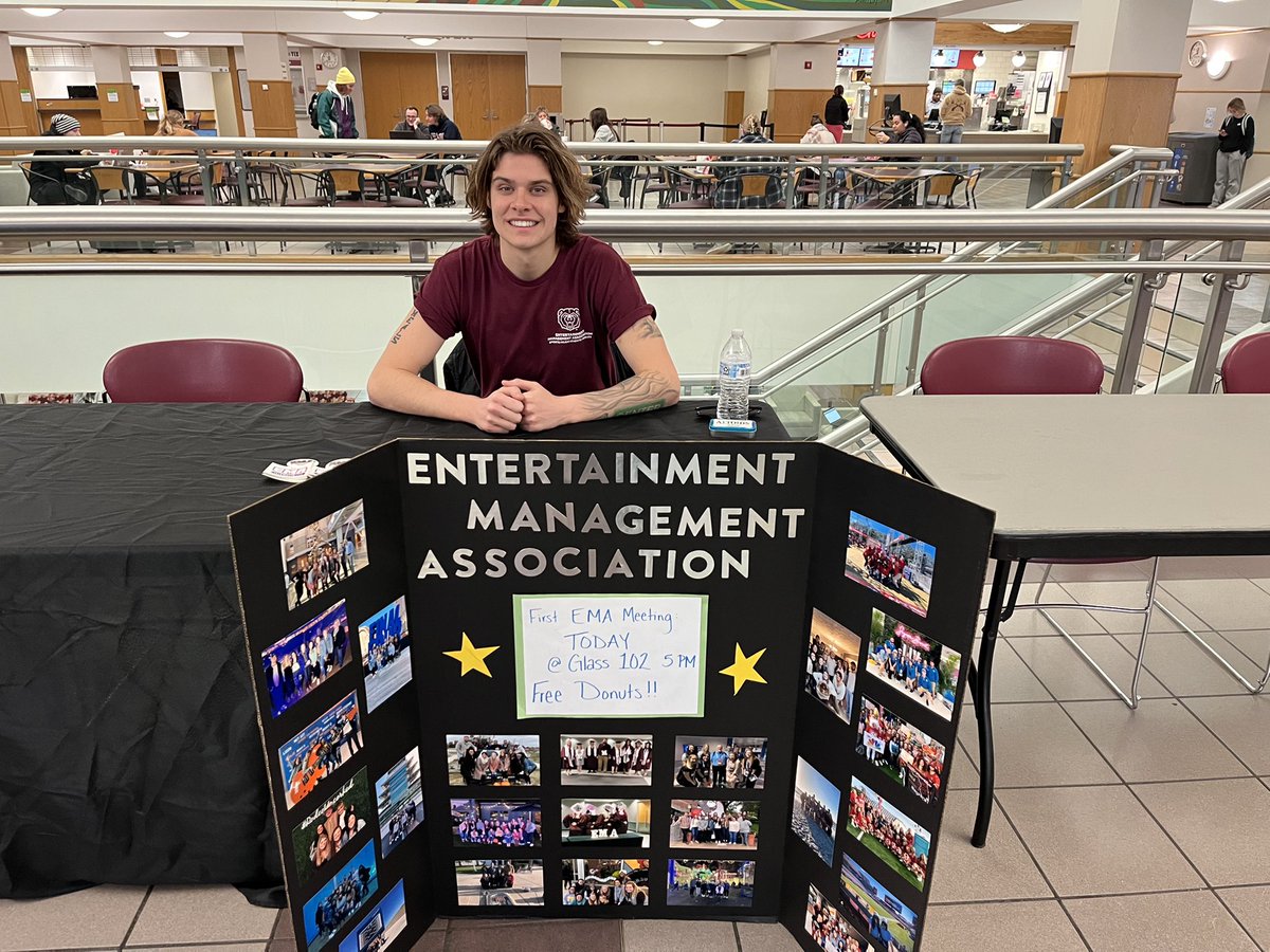 Do you want to know more about EMA before our meeting tonight? 🎤🍩

Stop by the PSU today and find out more info or come say hello! We will be here until 12🤩
