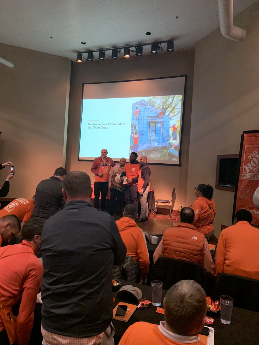 Meet Attlee!   He gives back to the community, he has inspired others to give back and lives our values!   Thank you Attlee for supporting the Central Region #teamdepotfoundations