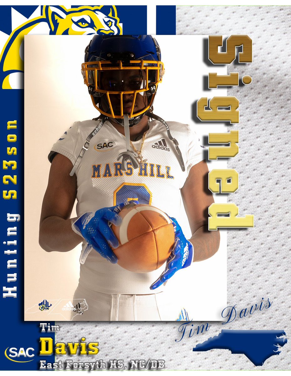 Proud and blessed to say I’m back thank you <a href="/MarsHill_FB/">MHU Football</a> <a href="/LGoodwin002/">Coach Goodwin</a> for this opportunity💙🙏🏾 Hill here I come