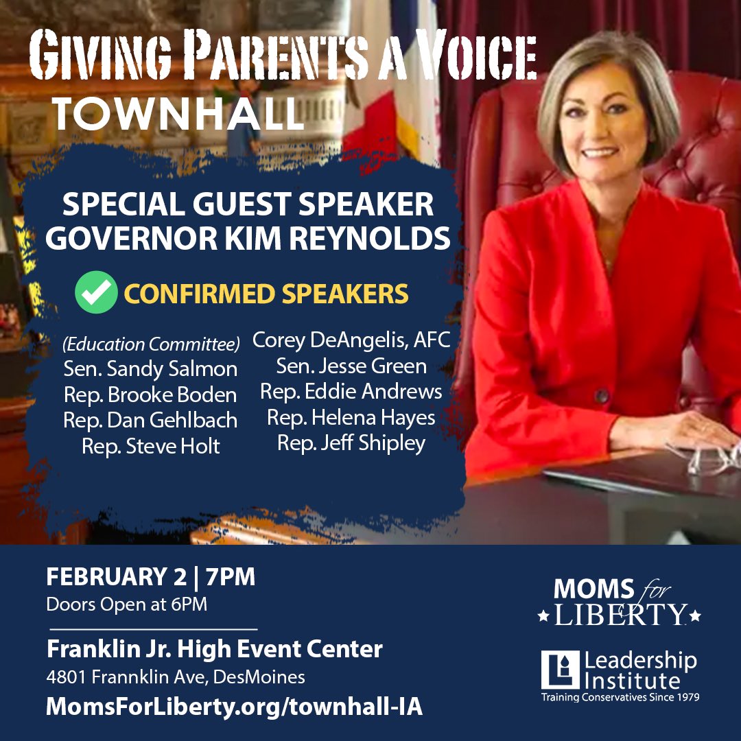 Tiffany Justice on Twitter "Giving Parents a Voice Iowa, Moms4Liberty