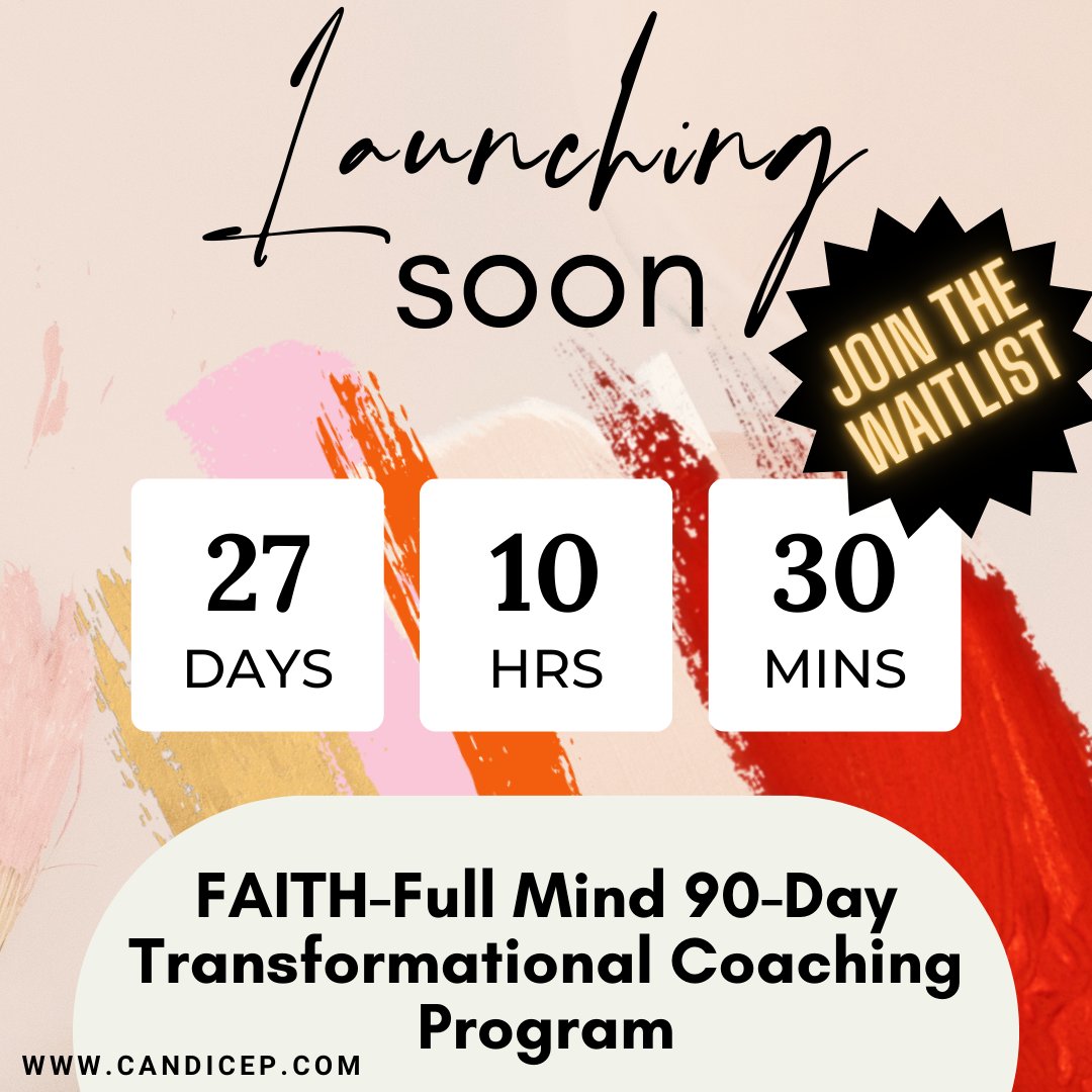 1candicep's tweet photo. ✨LINK IN BIO | JOIN TODAY✨
27 days until launch! I feel like February is moving way too fast and not fast enough at the same time! I’m so excited for you all to see everything I’ve been working on!
#1CandiceP #FaithAndMindset #FFM23 #Christian #JoinTheWaitlist #KingdomBusiness https://t.co/yN12JsrKwT
