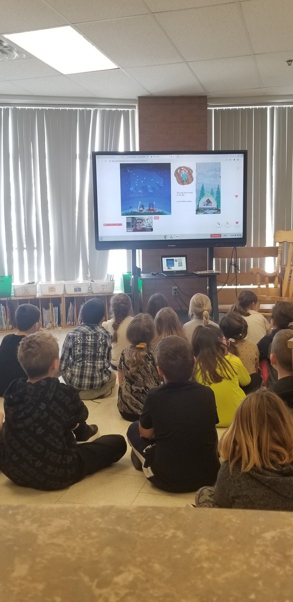 Our primary students enjoyed #WorldReadAloudDay2023 by listening to award-winning author <a href="/barbreidart/">Barbara Reid</a> read her book "Picture The Sky". Merci d'avoir présenté Barbara Reid! 

<a href="/YCDSB/">York Catholic District School Board</a> <a href="/laurasawicky/">Laura Sawicky</a> <a href="/DomenicScuglia/">Domenic Scuglia -</a> #worldreadaloudday