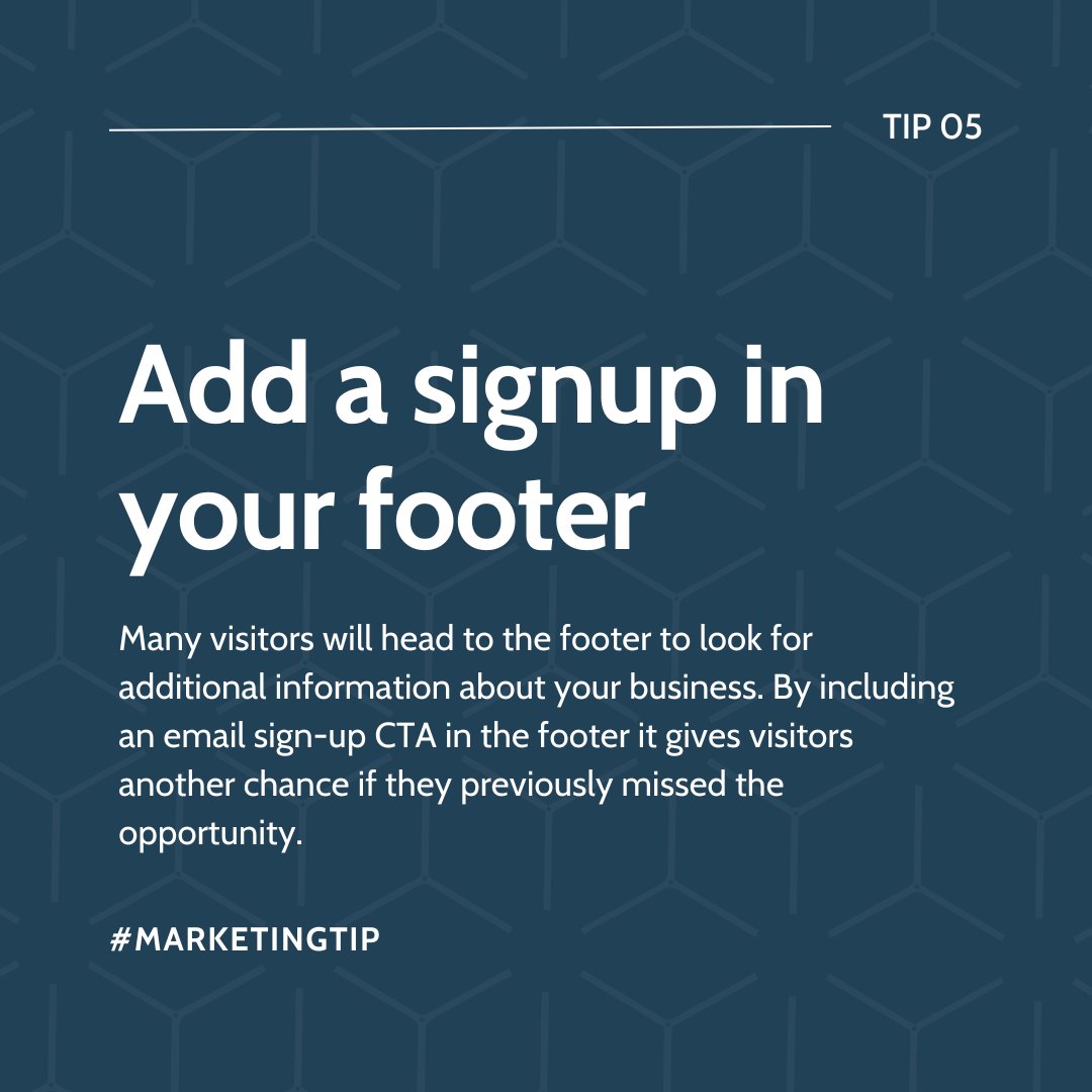 PART 2// Building an email list 📩

While #social media can skyrocket your reach, #emailmarketing is a great opportunity to communicate with an audience that has your undivided attention.

Swipe through to learn some of our favourite tips for growing your email subscribers! ➡