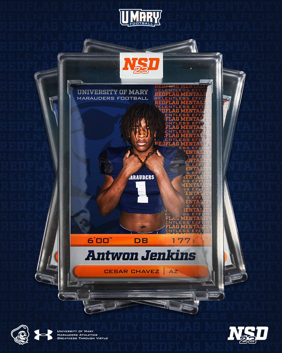 UMaryFootball's tweet photo. Welcome to the #RedFlagMentality Antwon Jenkins! 🚩 @AntwonJenkinsJ1 

#FightForOne #RelentlessEffort https://t.co/Mcr53dPkb3