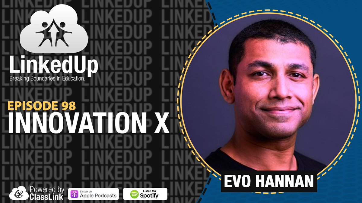 @EvoHannan joins the #linkedup #edupodcast from Liverpool, England 🇬🇧to discuss his journey from being a #design #teacher in the #classroom to founding his own company Innovation X and Instagram magazine! #innovation 
 #GlobalStaffroomPLN #designer #Fusion #Design4SDGs  #Vertigo