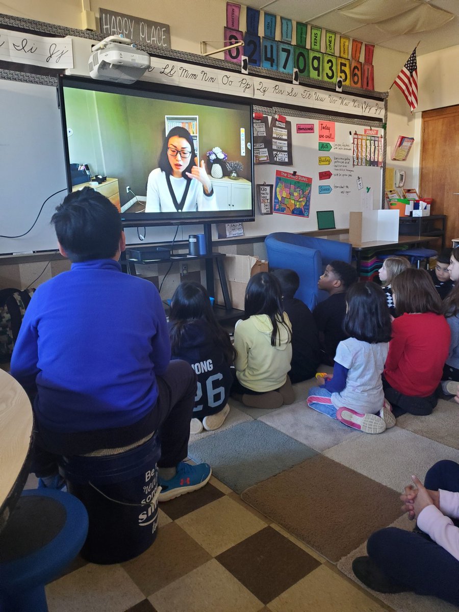 BethSorgini's tweet photo. Celebrating World Read Aloud with @kellyyanghk in @KimMorseNPSD 4th grade class. https://t.co/USLyXO97vj