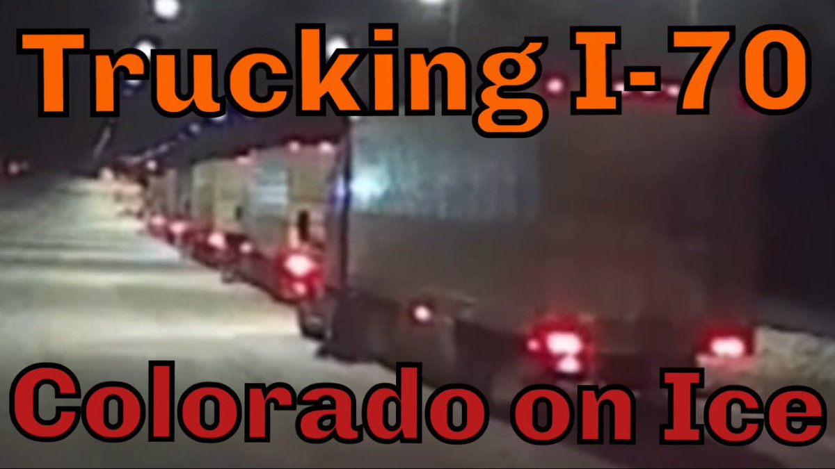 Live Trucking With Jim on Twitter "Overnight Trucking Colorado was a