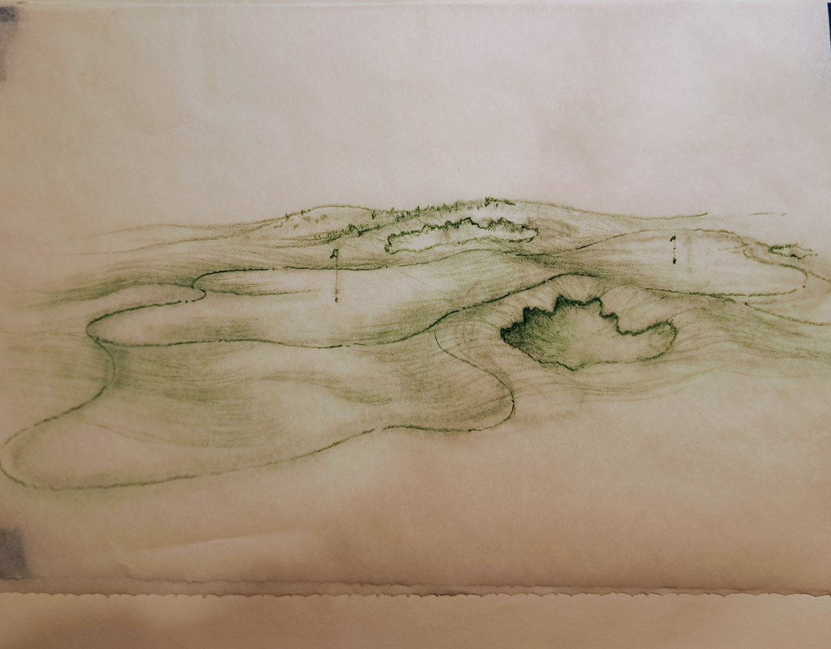 Love looking at golf course architecture drawings…#Punchbowl #Doublegreen #slackandassociates