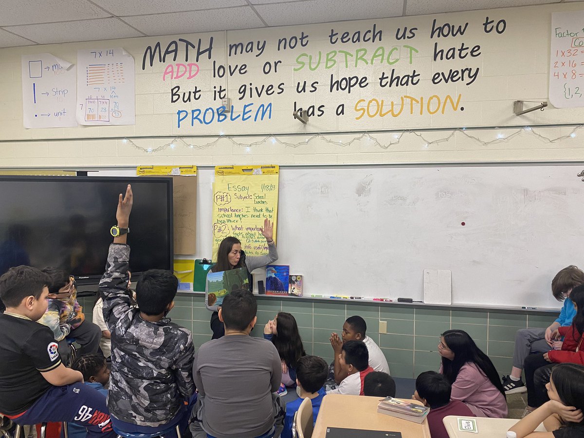 Loved having our mystery reader read to us today for World Read Aloud Day. 📖@dcline2_dana @PadoniaPride @BCPS_ELA @Sargiriadi #readersbecomeleaders