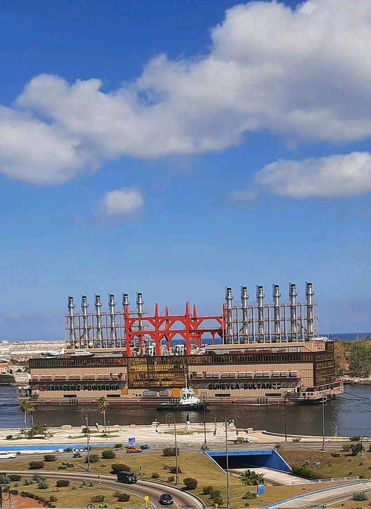 😎 || #DeZurdaPor febrero y las buenas noticias 

⚡Nueva central flotante en la Bahía de La Habana 

#DeZurdaTeam 🤝
