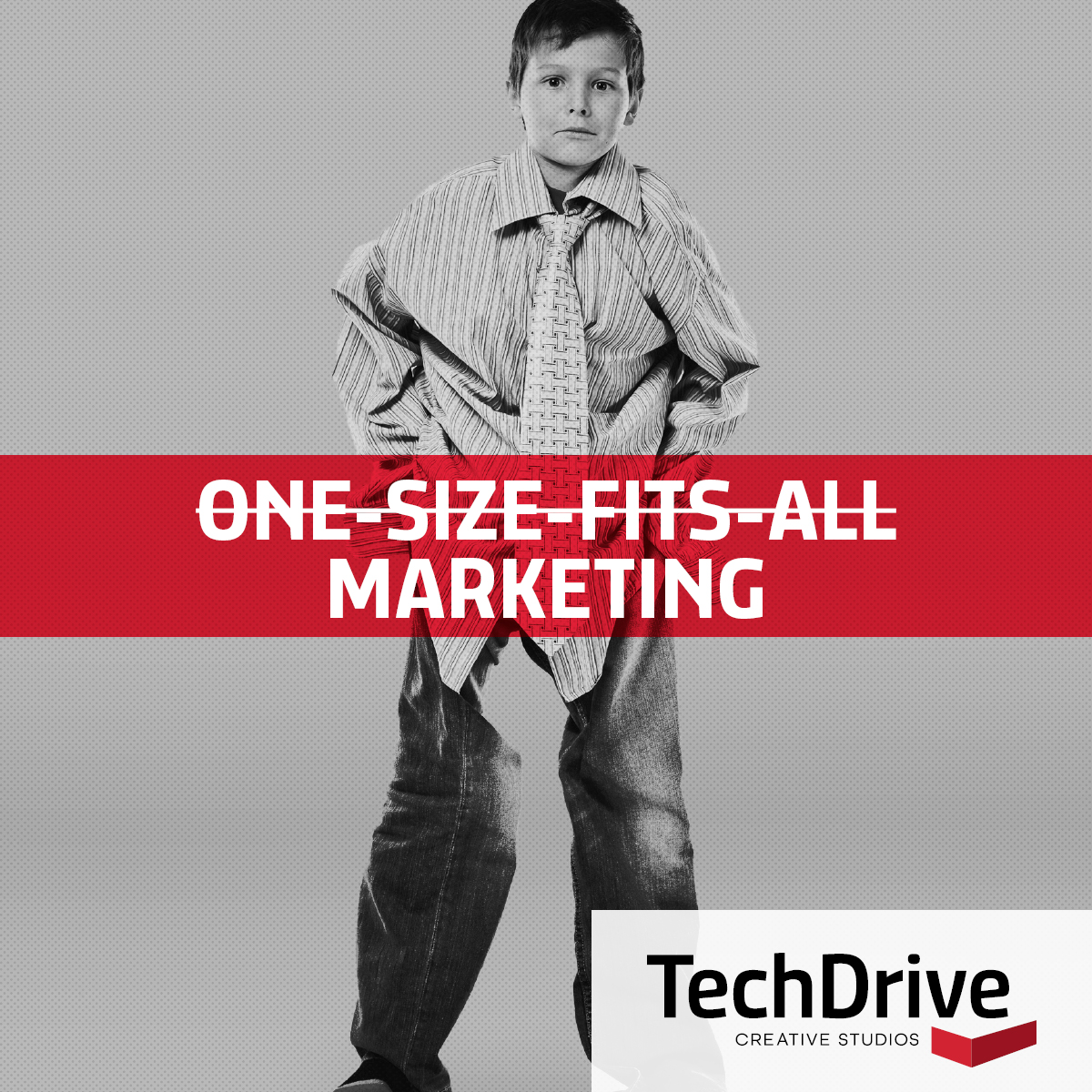 techdrivestudio's tweet photo. One size does not fit all. Just because it worked for one client, doesnβt mean itβs the right strategy for your business. Try on a marketing plan tailored for your business; get started at https://t.co/lwgH3D5iLY π #DIFFERENTxDESIGN https://t.co/2ifC3Z0Zgi