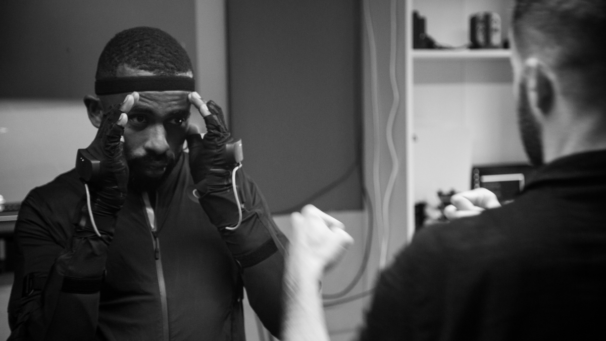 TheNextLegends's tweet photo. A day behind-the-scenes of developing #TheNextLegends game, doing motion capture of our in-house pro boxerโs jabs, uppercuts and hooks.
What kind of fighter will you train your boxer to be, a slugger or an out-boxer?ย ๐ฅ https://t.co/lBEnjuitvY