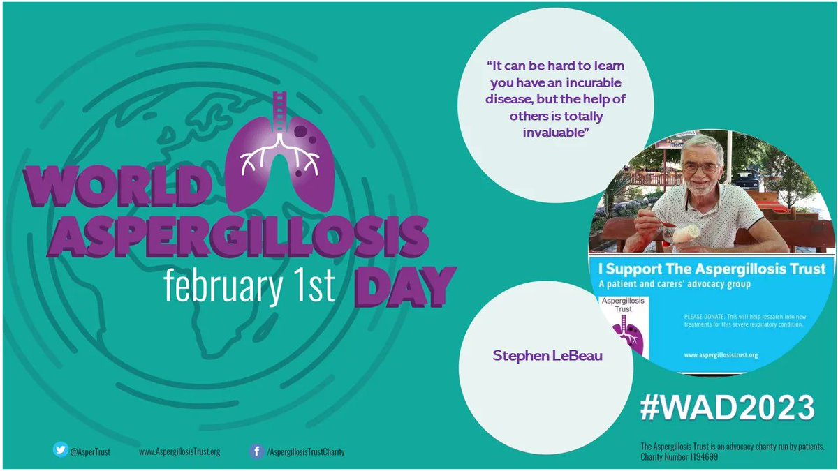aspertrust's tweet photo. Today is #worldaspergillosisday2023 Can You Help us Raise awareness amongst all #HealthcareProfessionals #ThinkFungus #Aspergillosis #BeConcerned https://t.co/1Ln9FnlPll #WeAreConcerned.  #AreYou? https://t.co/VRYJ64uS8H