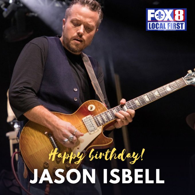 FOX8NOLA: Happy 44th birthday to Muscle Shoals area-born songwriter and guitarist Jason Isbell! 