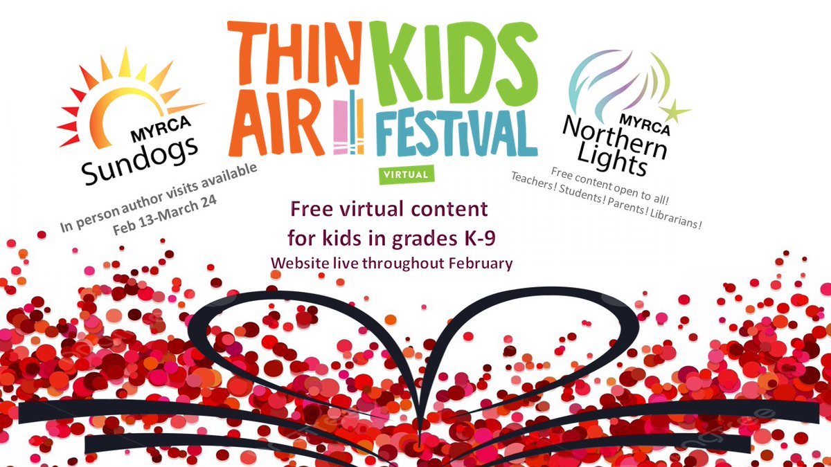 MYRCA Award (@myrcaward) on Twitter photo We're excited to say that we are partnering with Thin Air Kids to provide free content to share with their readers in grades K-9. The website will be live all through the month of February. We also have authors ready to do some in person visits in the Wpg area.
<a href="/AceBurpeeShow/">Ace Burpee</a> We're excited to say that we are partnering with Thin Air Kids to provide free content to share with their readers in grades K-9. The website will be live all through the month of February. We also have authors ready to do some in person visits in the Wpg area.
<a href="/AceBurpeeShow/">Ace Burpee</a>