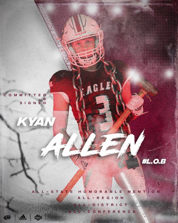 Chadron State College Football on Twitter Kyan Allen from