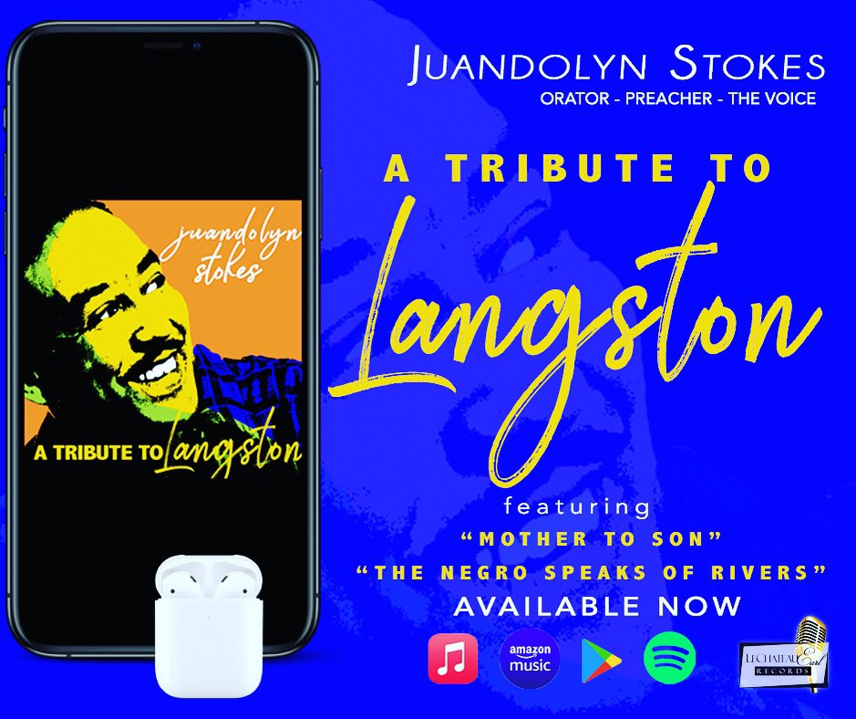 Download now JUANDOLYN STOKES: A TRIBUTE TO LANGSTON. It’s a spoken word double single project with music and movement. #blackhistorymonth2023 #langstonhughes #BlackHistory365 #BlackHistory