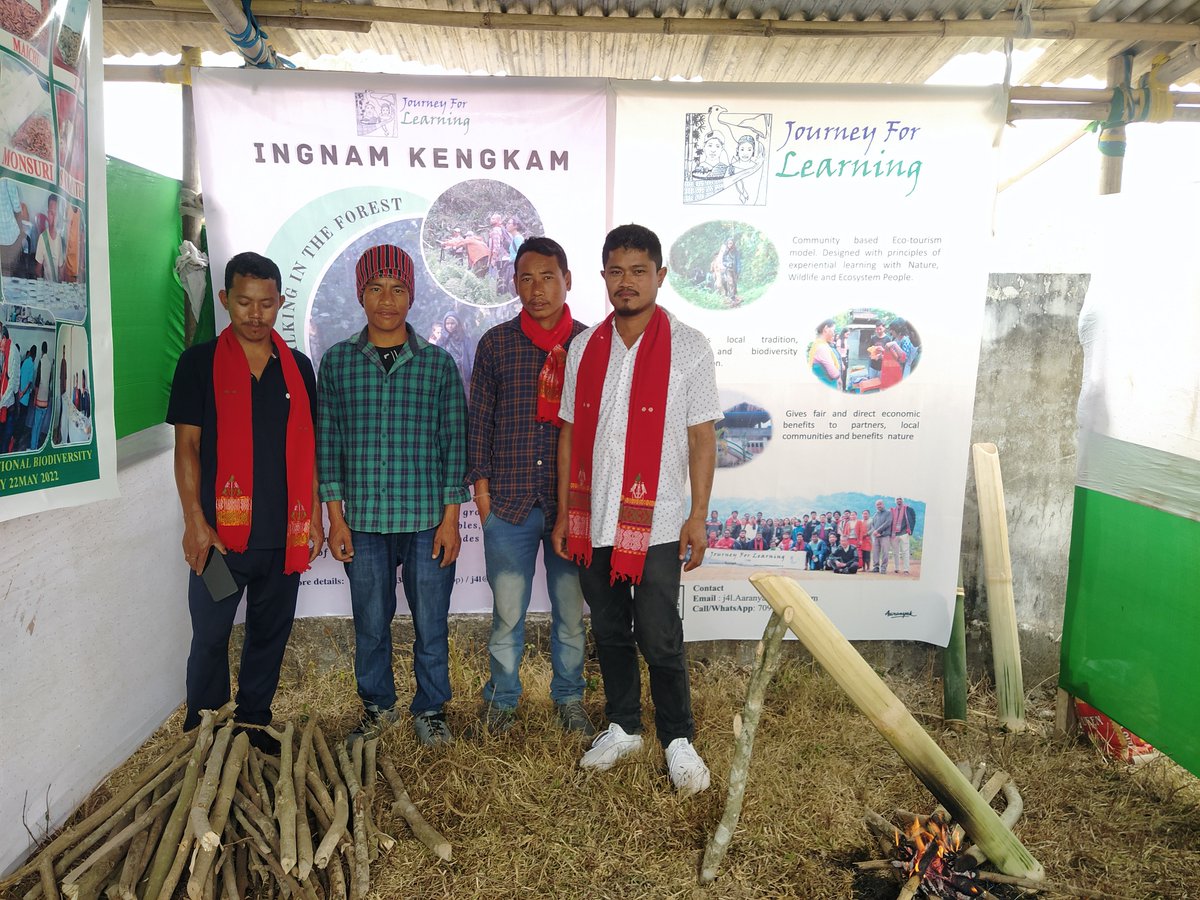 Today is Karbi New Year, and we spent the day with our Karbi community members, participating at the event with our team of local guides - Langkiri SHG who made their signature 'Sunga' (Bamboo nodes) tea.
