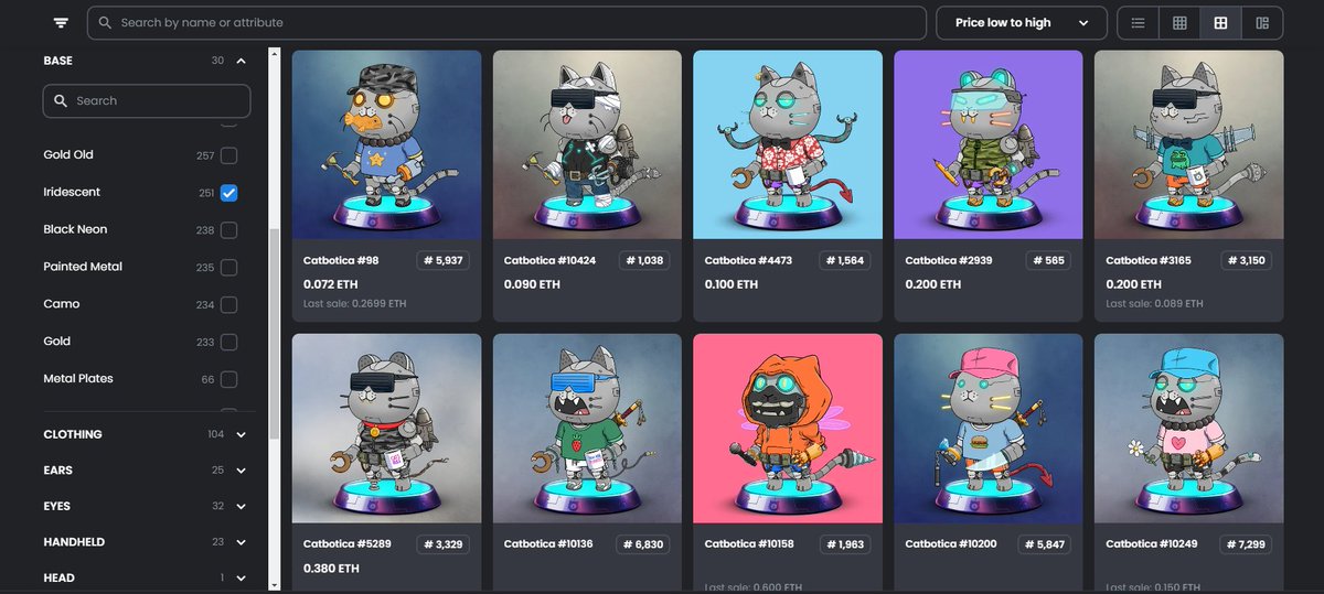 CATBOTICA's tweet photo. chrome was used. thank you, @FinishWhatUStar!

let's try iridescent. 

iridescent base catbot + comment + RT. 🧪
[https://t.co/YhlNQlerNp]

#REPLICATS #NANOCATS #NFTGIVEAWAY https://t.co/MhcQfp80lU
