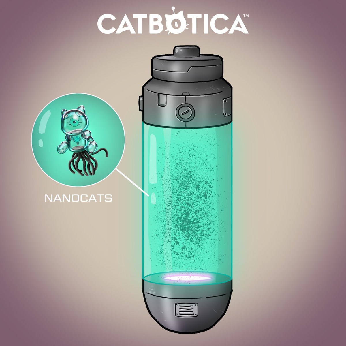 CATBOTICA's tweet photo. chrome was used. thank you, @FinishWhatUStar!

let's try iridescent. 

iridescent base catbot + comment + RT. 🧪
[https://t.co/YhlNQlerNp]

#REPLICATS #NANOCATS #NFTGIVEAWAY https://t.co/MhcQfp80lU