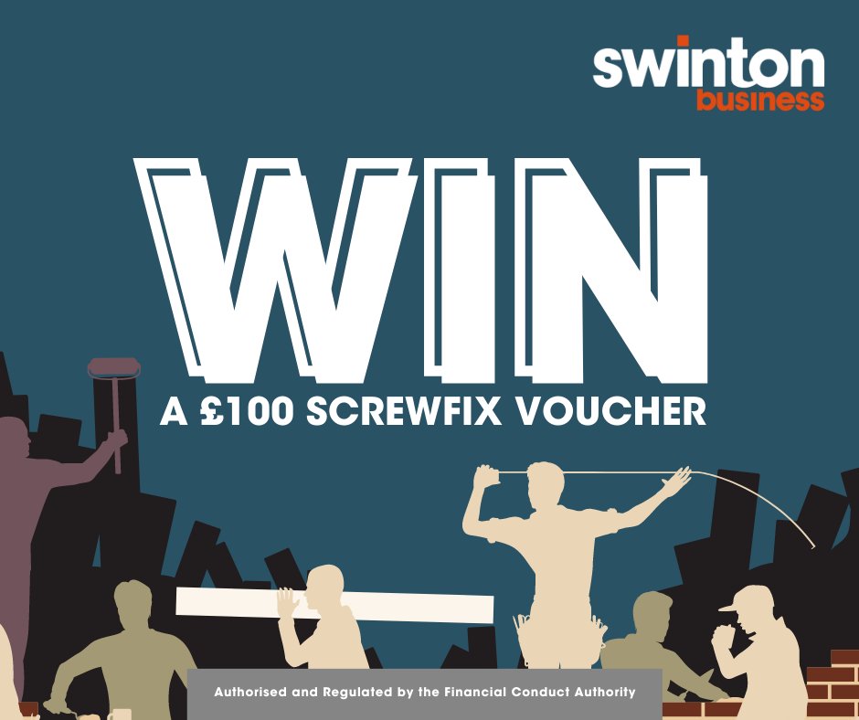 Want to WIN a £100 Screwfix Voucher? (Of course, you do...) 🤩👏

All you have to do is make sure you're following us and comment using #WinWithSwintonBusiness.

The giveaway ends at 11:59pm on 28/02/23, for full T&amp;Cs head to bit.ly/3X0pT3c