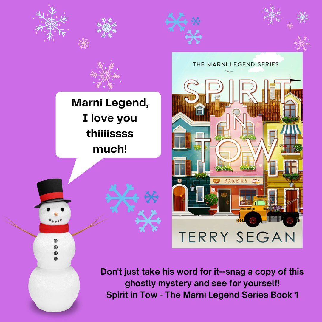 It's cold outside! Why not stay in, and snuggle up with a ghostly mystery. Would the snowman steer your wrong?
amazon.com/Spirit-Tow-Mar… barnesandnoble.com/w/spirit-in-to… 
#wrpbks #winterread #ghostmystery #humor #writersofinstagram #snowday