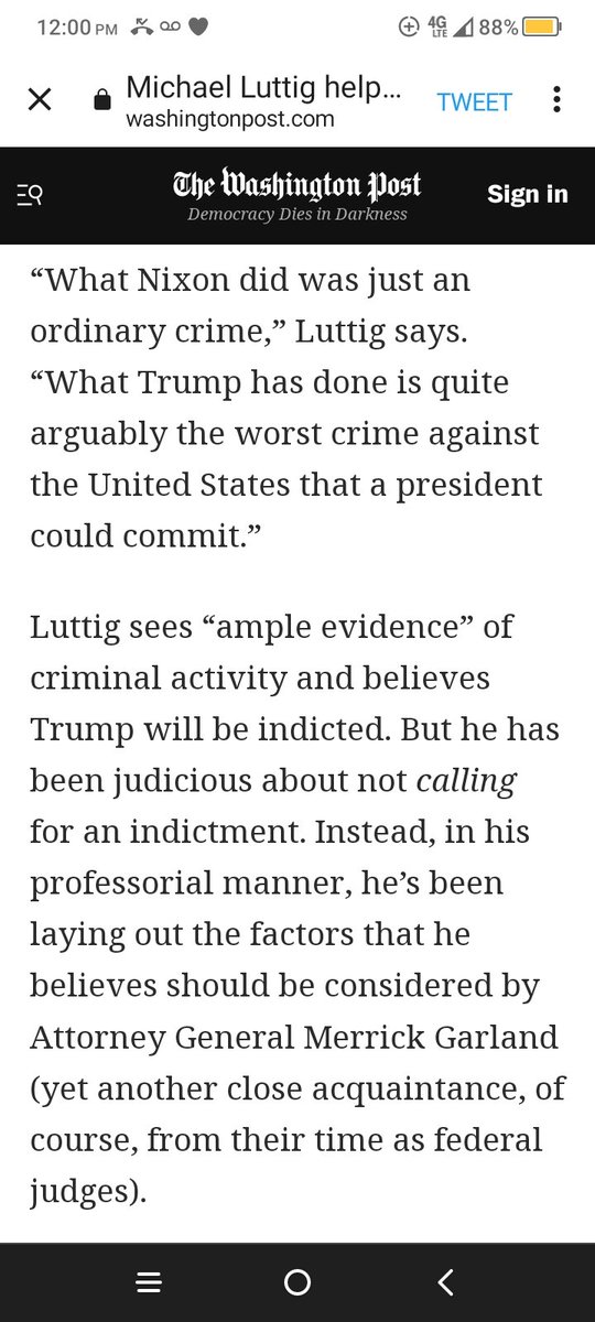CitizenPatriot9's tweet photo. @washingtonpost @je_brannon NOT indicting Donald Trump has been ripping our nation apart.
Is Judge Luttig still advocating a backroom deals & cover-ups? #BarrGate #OLCmemo
These secretive manipulations prevent national healing; & also greatly undermine the law--esp. public understanding of our laws. https://t.co/La3zWvXL8M